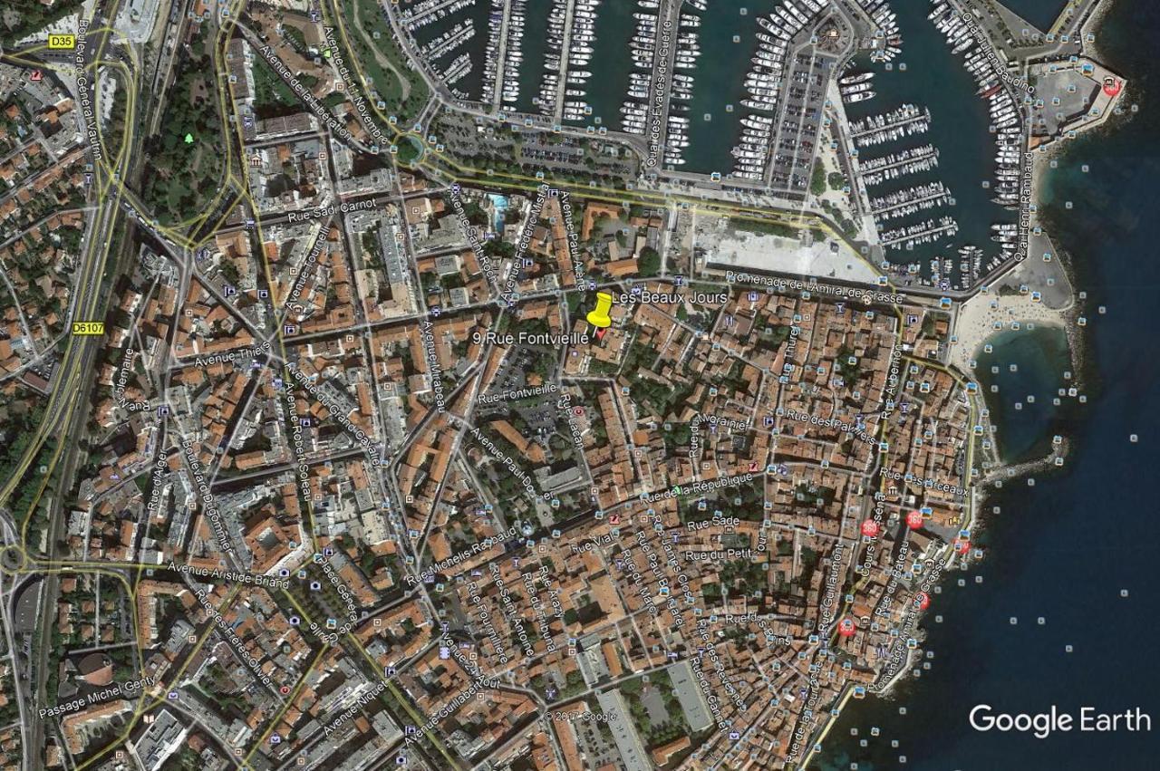 2 Pieces Climatise Avec Balcon Dans Le Vieil Antibes, Residence Avec Ascenseur מראה חיצוני תמונה