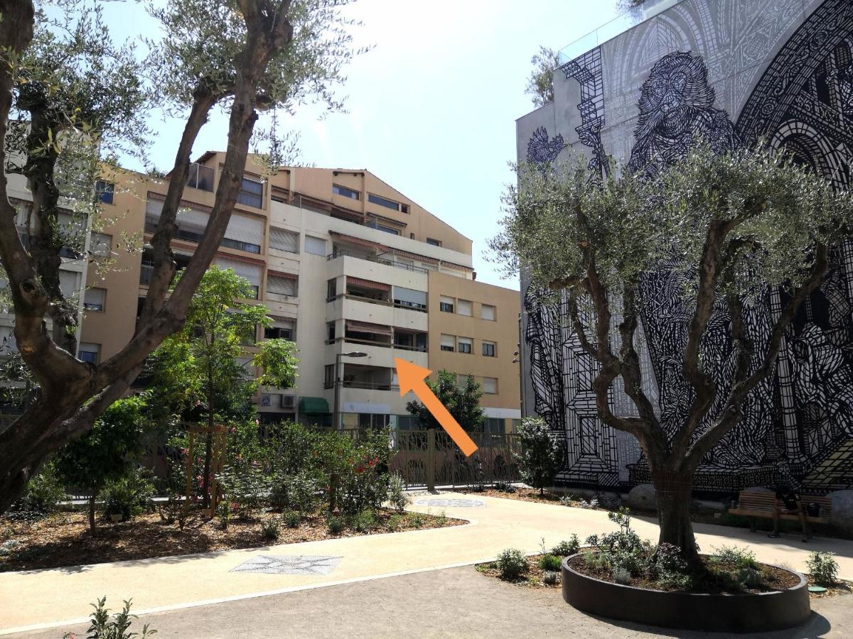 2 Pieces Climatise Avec Balcon Dans Le Vieil Antibes, Residence Avec Ascenseur מראה חיצוני תמונה